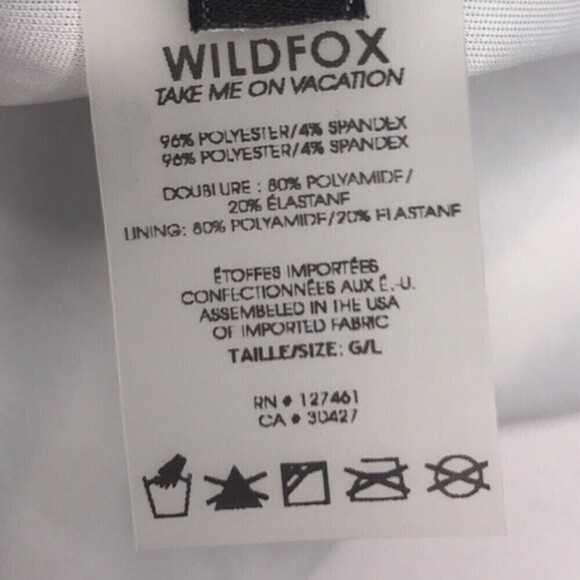 WIldfox Striped Dreamhouse Bikini Adjustable Tie Swim Bottoms Size Large - Picture 8 of 8